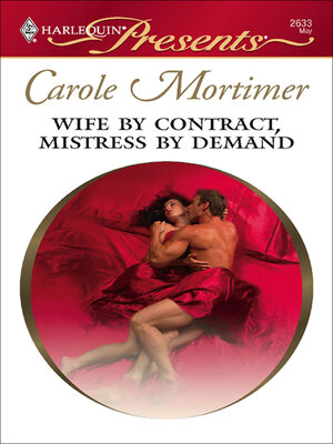 cover image of Wife by Contract, Mistress by Demand